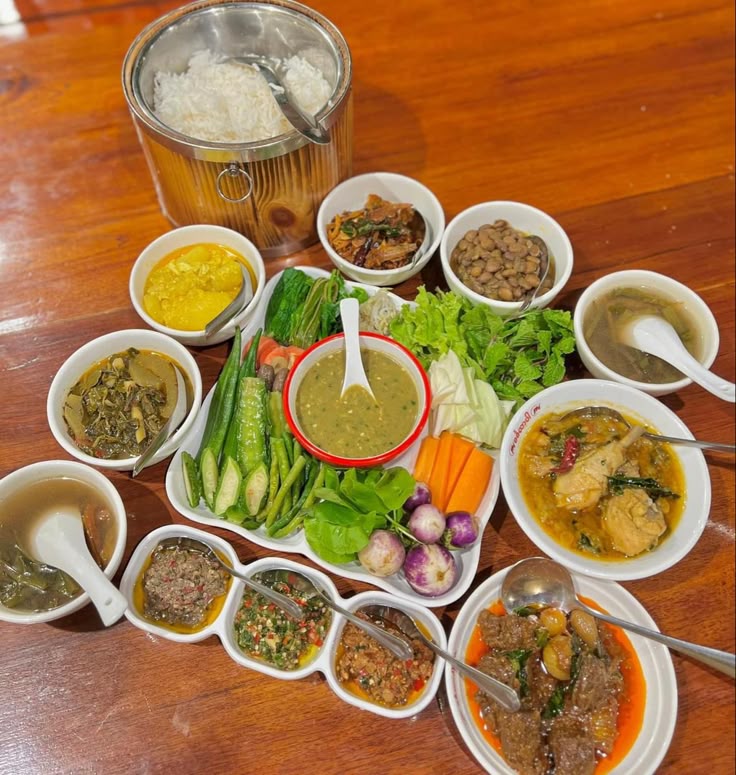 Authentic Traditional Myanmar Rice & Curry Feast Delivered Fresh!