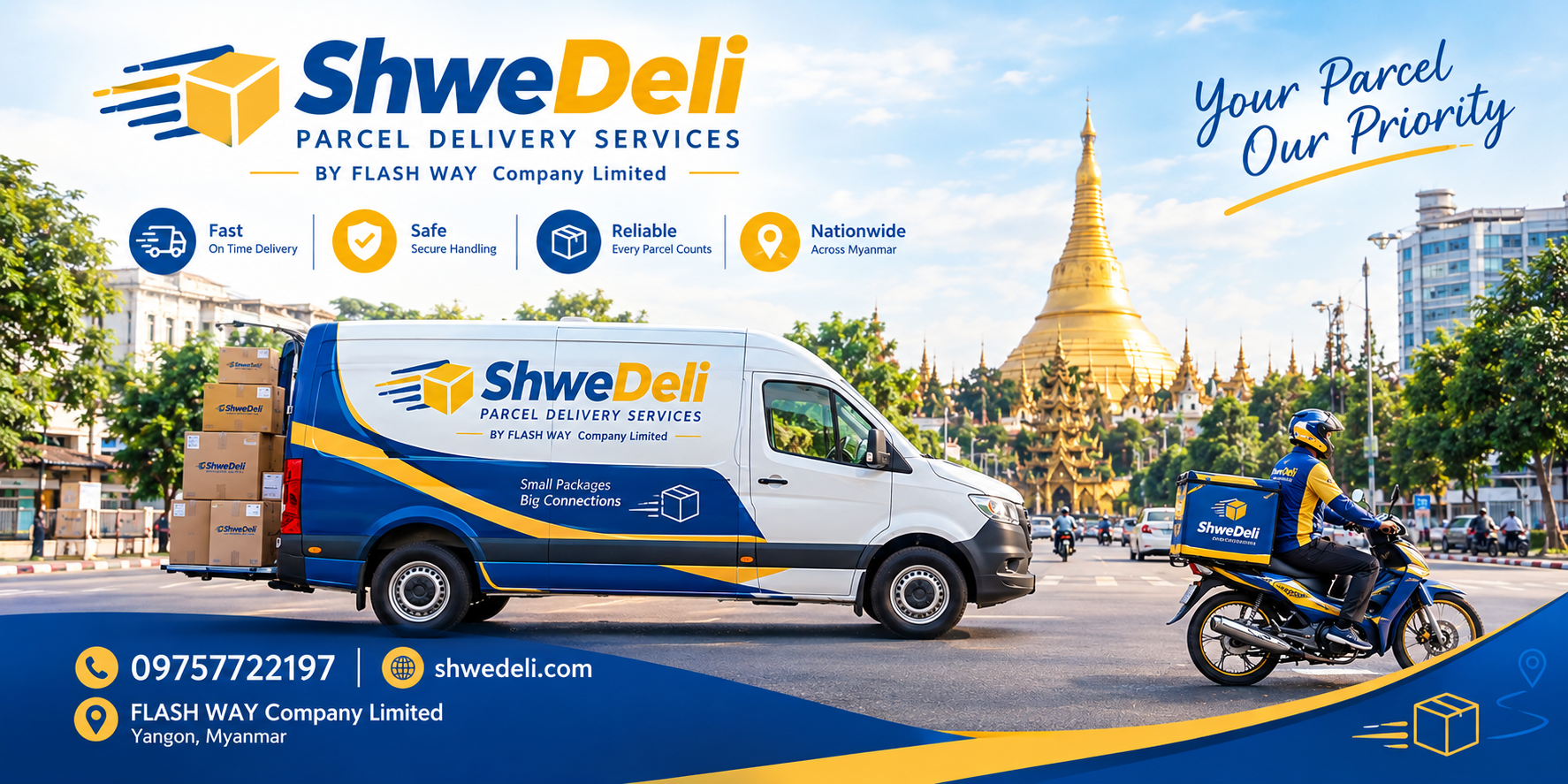 Naypyidaw ↔ Mandalay Intercity Express Delivery