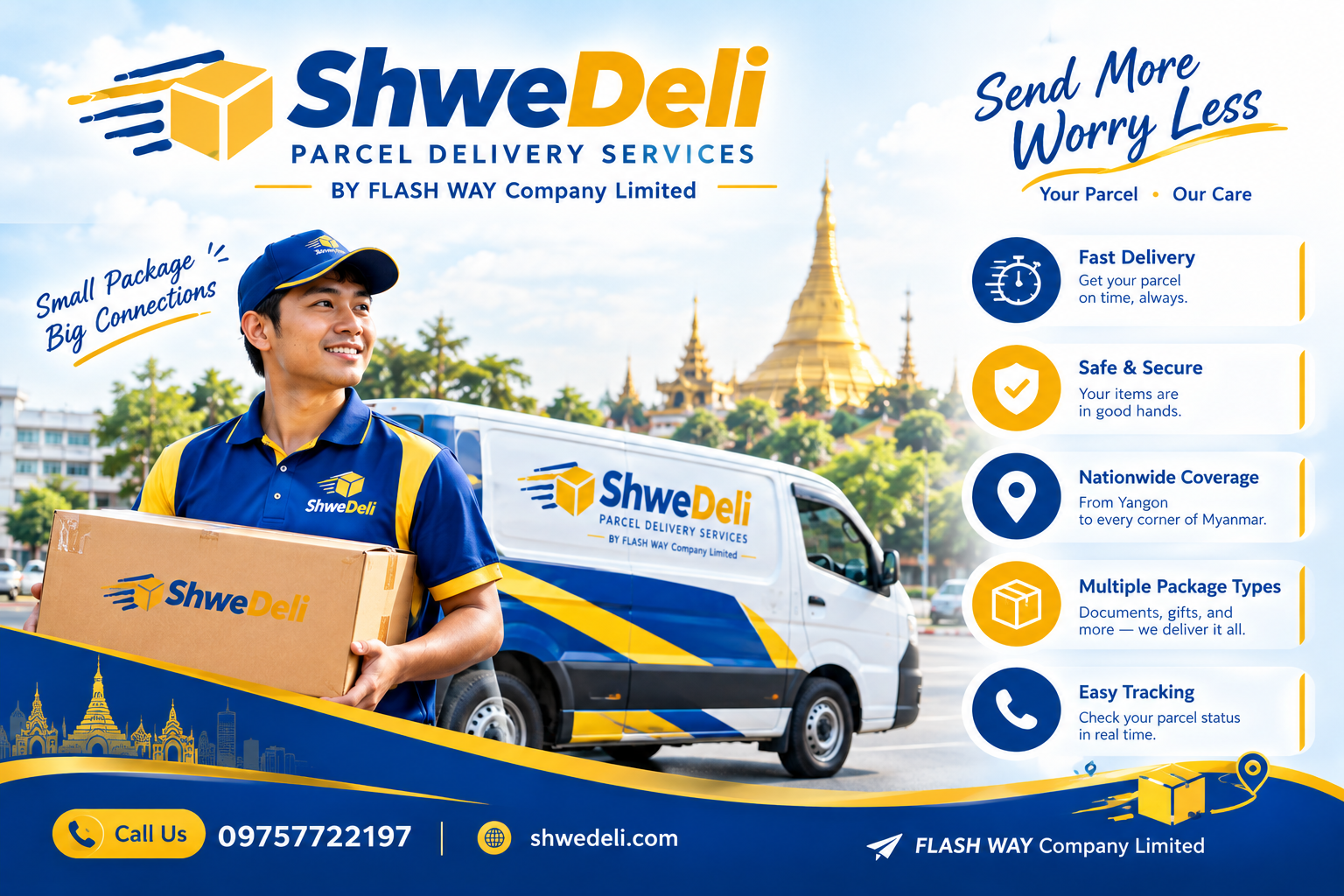 Yangon Intra-City Parcel Express Delivery